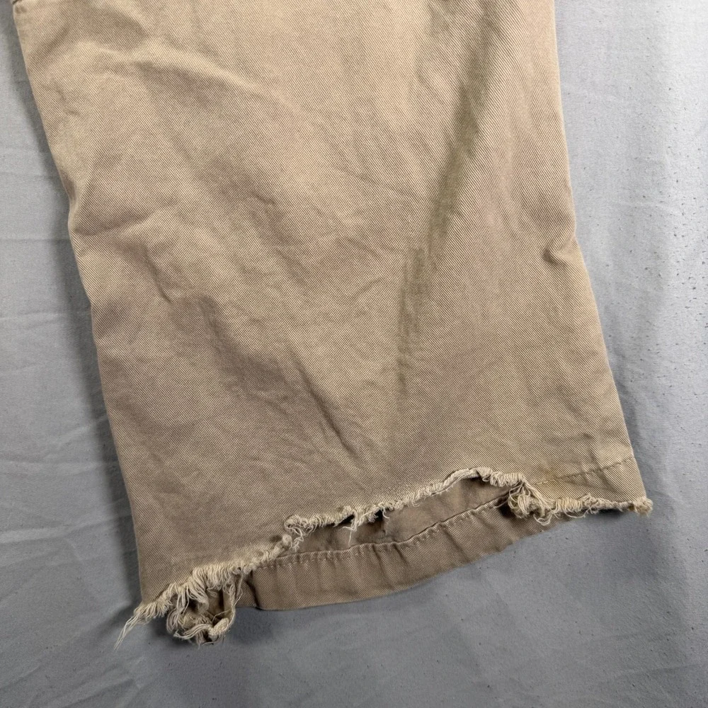 Vintage Y2K Polo Ralph Lauren Cargo Pants Mens 34x28 Beige Paratrooper Pockets